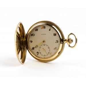 ZENITH, 18k gold hunter pocket watch