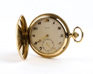 ZENITH, 18k gold hunter pocket watch