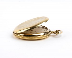 ZENITH, 18k gold hunter pocket watch