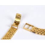 Yellow gold watch strap