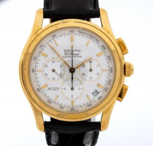 ZENITH, El Primero: gold cronograph