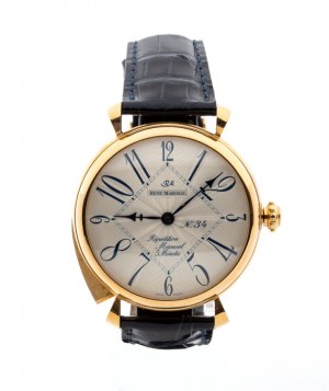 RENÈ MARCHALL, Repeater gold wristwatch