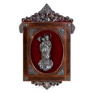 Solid silver St. Anthony of Padua and Child