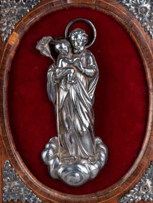 Solid silver St. Anthony of Padua and Child