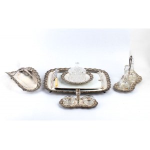 Italian silver table set