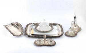 Italian silver table set
