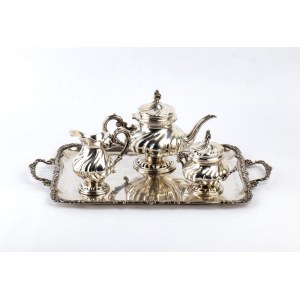 Italian silver tea and coffee set