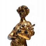 A group of Italian solid silver sculptures depicting the four seasons