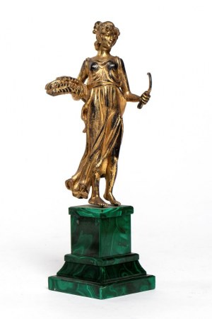 A group of Italian solid silver sculptures depicting the four seasons