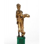 A group of Italian solid silver sculptures depicting the four seasons