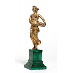 A group of Italian solid silver sculptures depicting the four seasons