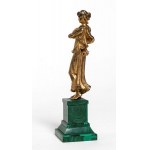 A group of Italian solid silver sculptures depicting the four seasons