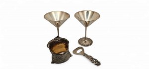 Lot of 4 solid silver items