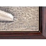 OTTAVIANI ARGENTIERE, Sterling silver enameled painting