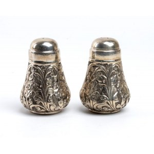 Italian solid silver salt shakers