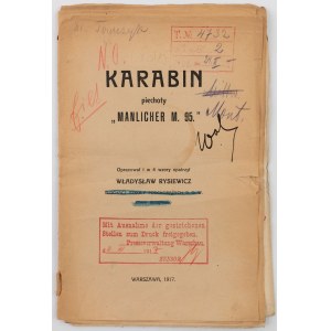 KARABIN PIECHOTY „MANLICHER M. 95.”