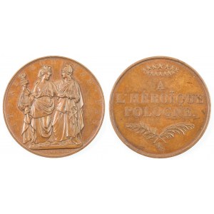 Medal A L’HEROIQUE POLOGNE, 1831