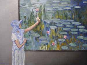 Mariusz Zdybal, Touch from the series Visiting the Impressionists, 2025