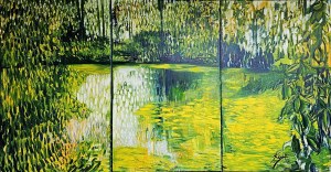 Bartholomew Kulpa, Pond at the Old Mill from the series Journey through the Dream, 2025