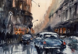 Radoslaw Kuzminski, Urban Scene - Warsaw, 2025