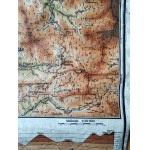 Śląsk Cieszyński - Cieszyn - mapa topograficzna na płótnie - Heimatkarte Kreis Teschen - Cieszyn ca. 1914 [ Cieszyn, Jabłonków, Skoczów, Ustroń , Szczyrk Bielsko, Bohumin, Strumień, Wisła ]