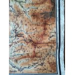 Śląsk Cieszyński - Cieszyn - mapa topograficzna na płótnie - Heimatkarte Kreis Teschen - Cieszyn ca. 1914 [ Cieszyn, Jabłonków, Skoczów, Ustroń , Szczyrk Bielsko, Bohumin, Strumień, Wisła ]
