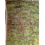 Śląsk Cieszyński - Cieszyn - mapa topograficzna na płótnie - Heimatkarte Kreis Teschen - Cieszyn ca. 1914 [ Cieszyn, Jabłonków, Skoczów, Ustroń , Szczyrk Bielsko, Bohumin, Strumień, Wisła ]