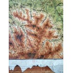 Śląsk Cieszyński - Cieszyn - mapa topograficzna na płótnie - Heimatkarte Kreis Teschen - Cieszyn ca. 1914 [ Cieszyn, Jabłonków, Skoczów, Ustroń , Szczyrk Bielsko, Bohumin, Strumień, Wisła ]