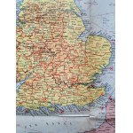 Anglia - Mapa Wielkiej Brytanii wydana w Berlinie w 1940 roku