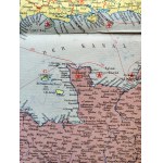 Anglia - Mapa Wielkiej Brytanii wydana w Berlinie w 1940 roku