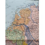 Anglia - Mapa Wielkiej Brytanii wydana w Berlinie w 1940 roku