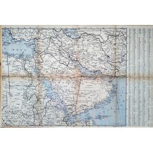 Map of the Arabian Peninsula region - NSDAP publication, 1942 [ Third Reich ].