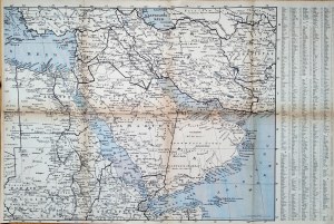 Map of the Arabian Peninsula region - NSDAP publication, 1942 [ Third Reich ].