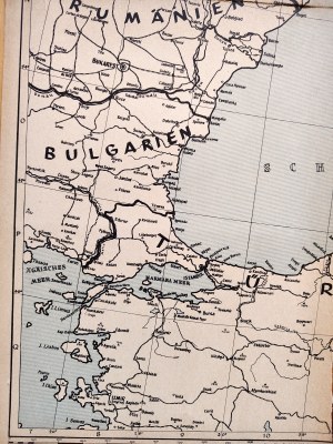 Map of the Black Sea region - NSDAP publication, 1943 [ Third Reich, Ukraine, Crimea].