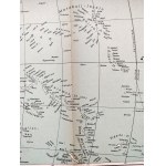 Mapa Azji wschodniej, obszar Pacyfiku i Ocean Indyjski - ok 1943 rok [ III Rzesza]