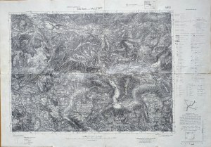 Austria - two 1939 military topographic maps [ Hallstatt region and Radstadt].