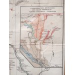 Schematyczna mapa archeologiczna Chorezmu i sąsiadujących z nim rejonów, sporządził S.P. Tołstow [ Azja Środkowa ]