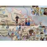 Ethnographic Map of Czechoslovakia - Prague 1948