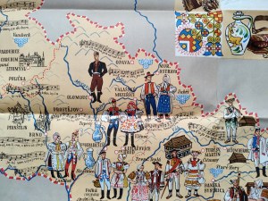 Ethnographic Map of Czechoslovakia - Prague 1948