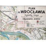 Wroclaw - Plan of the city of Wroclaw ca. 1950