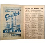 Lwów - Plan miasta, skorowidz ulic, przewodnik orientacyjny, Lwów 1938