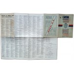 Lwów - Plan miasta, skorowidz ulic, przewodnik orientacyjny, Lwów 1938
