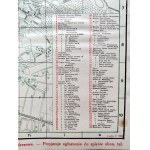 Lwów - Plan miasta, skorowidz ulic, przewodnik orientacyjny, Lwów 1938