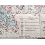 Karte von Kroazien und Slavonien - Mapa Chorwacji i Slawonii, dedykowana Hrabiemu Jellacic von Buzim, zaprojektowana przez M. Katzenschlager i K. Peucker - Wien 1909/10