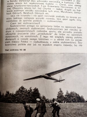 Leski District - Land of Gliding - Warsaw 1935 [ Gliding, Cisna, Sanok, Przemyśl, Orbis Zakopane ].