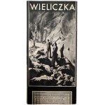 Wieliczka - tourist folder, League for the Promotion of Tourism, Warsaw 1937 [ Salt Mine, stamp Krakow ].