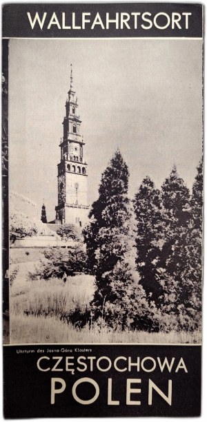 Częstochowa - League for the Promotion of Tourism, tourist folder, Warsaw 1937 [ Jasna Góra ].