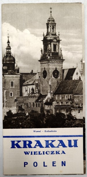 Krakow, Wieliczka - Krakau Polen - League for the Promotion of Tourism, tourist folder, Warsaw 1938 [ Wawel ].
