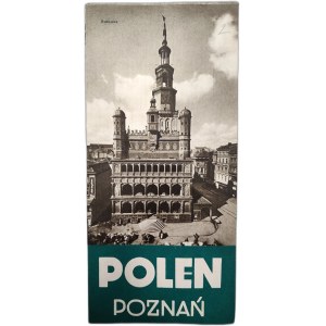 Poznań - Polen - Liga Popierania Turystyki, folder turystyczny, Warszawa 1937 [ Kórnik, Gniezno ]