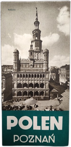 Poznań - Polen - League for the Promotion of Tourism, tourist folder, Warsaw 1937 [ Kórnik, Gniezno ].